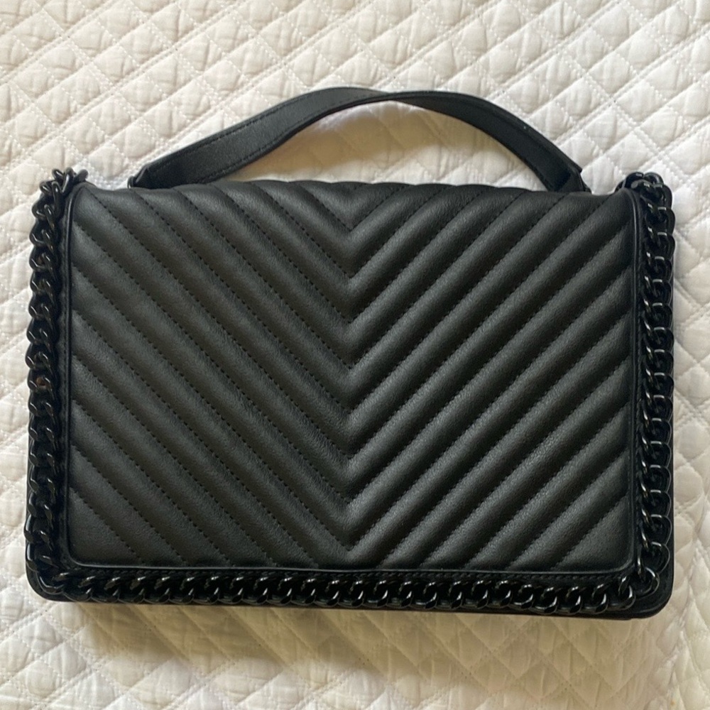 Aldo Black Quilted Handbag